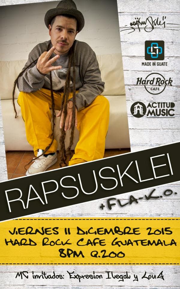 Rapsusklei en HardRock Cafe